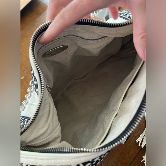 Zac Posen Italy woven leather purse handbag - Picture 12 of 16